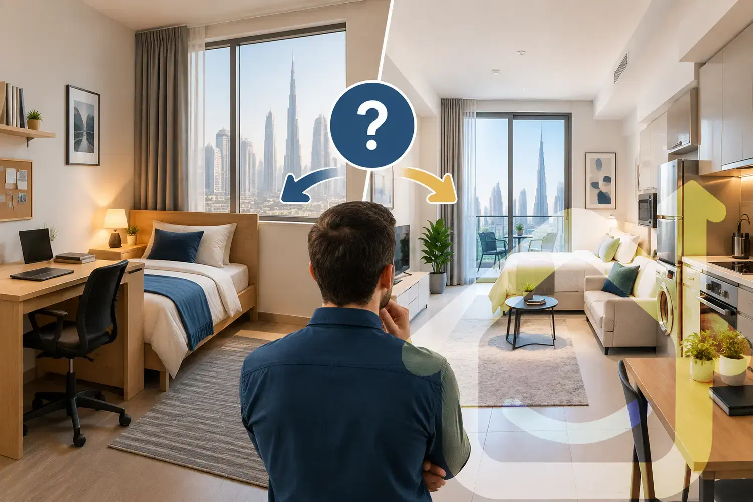 Private Room vs Studio Apartment: What Should You Rent in Dubai